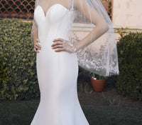 Casablanca - Posey Stretch Mikado Wedding Gown