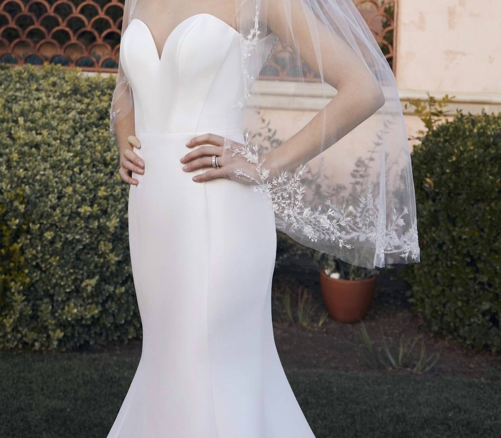 Casablanca - Posey Stretch Mikado Wedding Gown