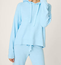 PJ Salvage Sweater Weather Hoodie in light sky - women's top
