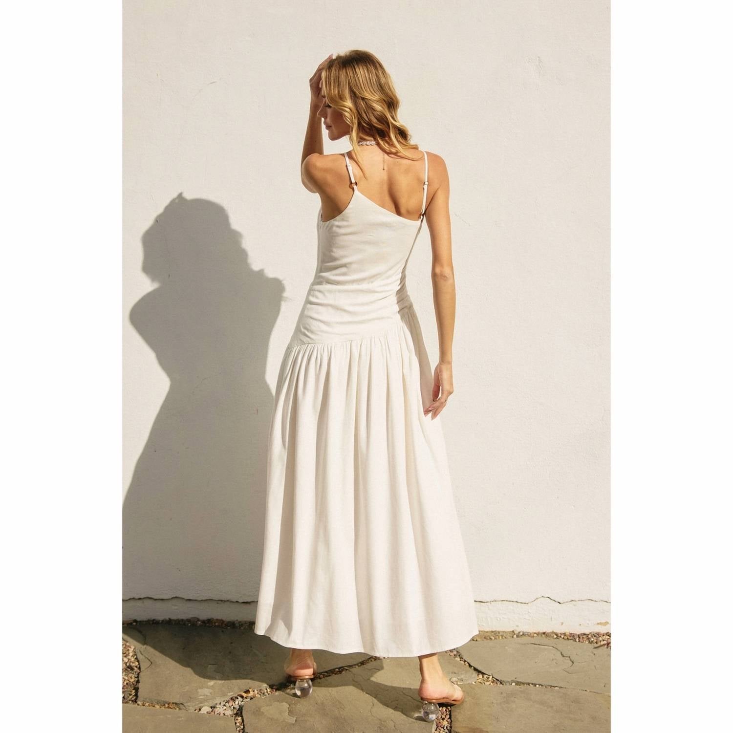 Dress Forum - Heaven Sent Drop Waist Ruched Maxi Dress