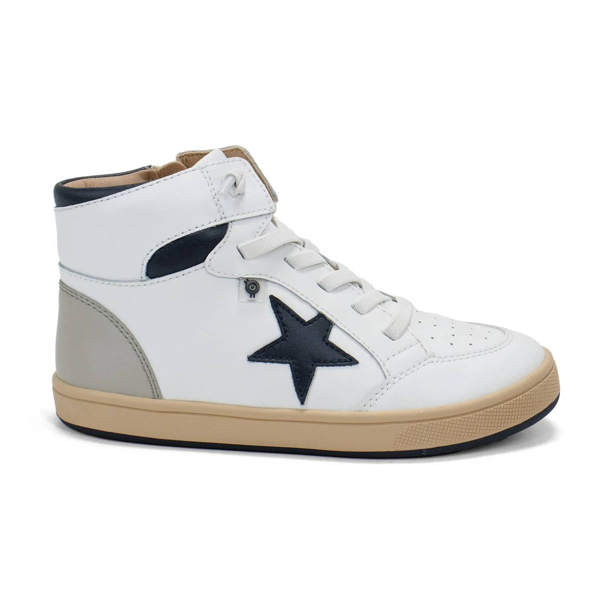Oldsoles - Boys Star Tracker High-top Lace-up Casual Shoes