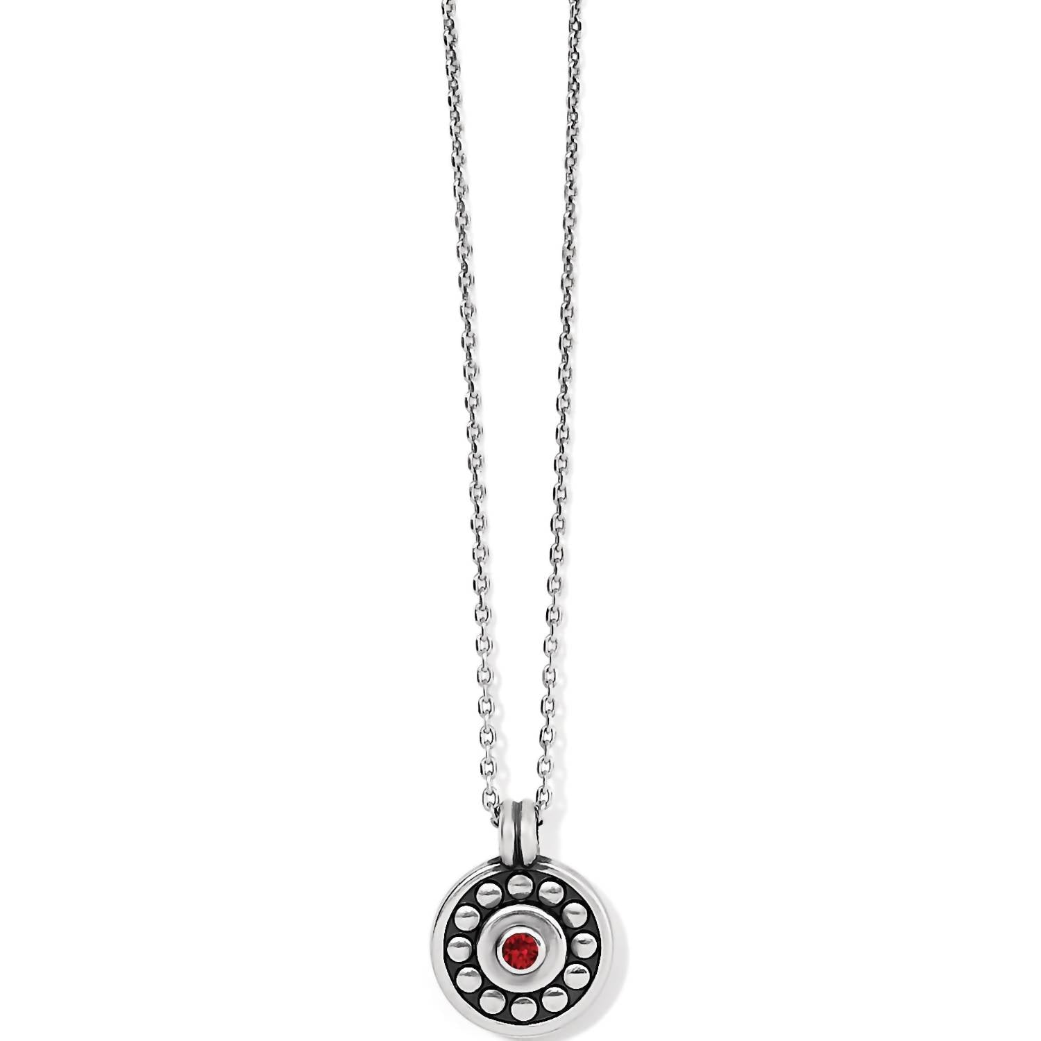 Brighton - Women's Pebble Dot Medali Petite Reversible Birthstone Necklace