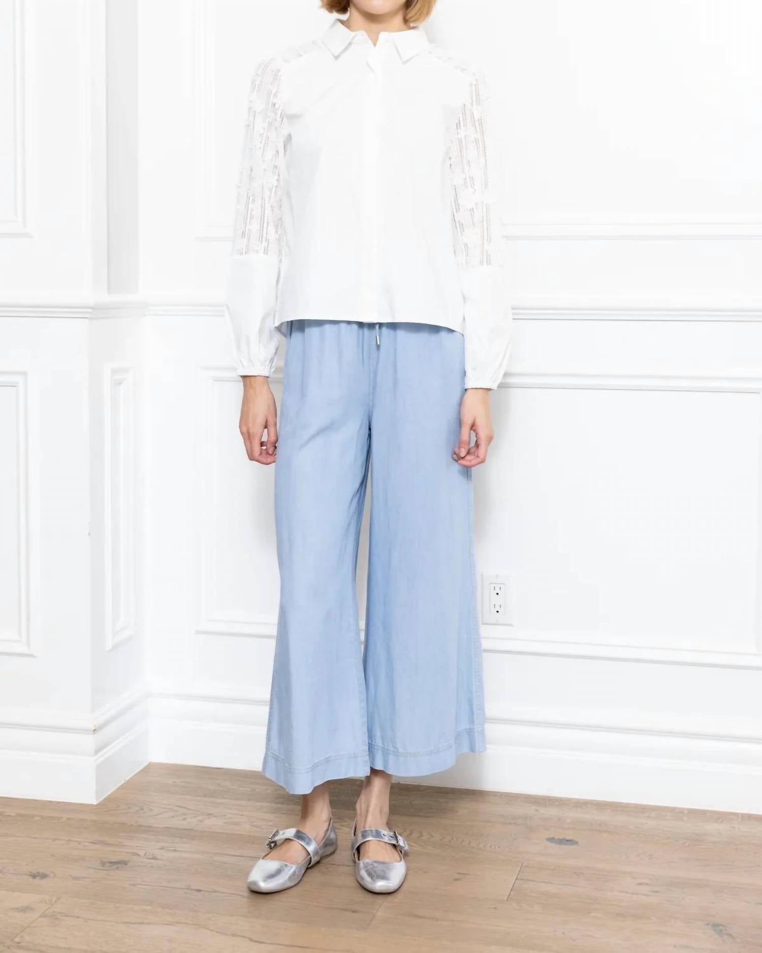Zero Degrees Celsius - Mix Woven 3D Lace Shirt