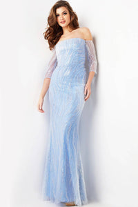 Jovani - Off The Shoulder Dress