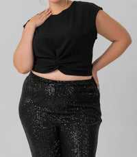 Tanya Taylor - Rosalie Crew Neck Crop Top - Plus