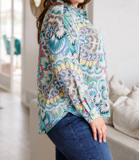 Jodifl - Mix Print Blouse - Plus