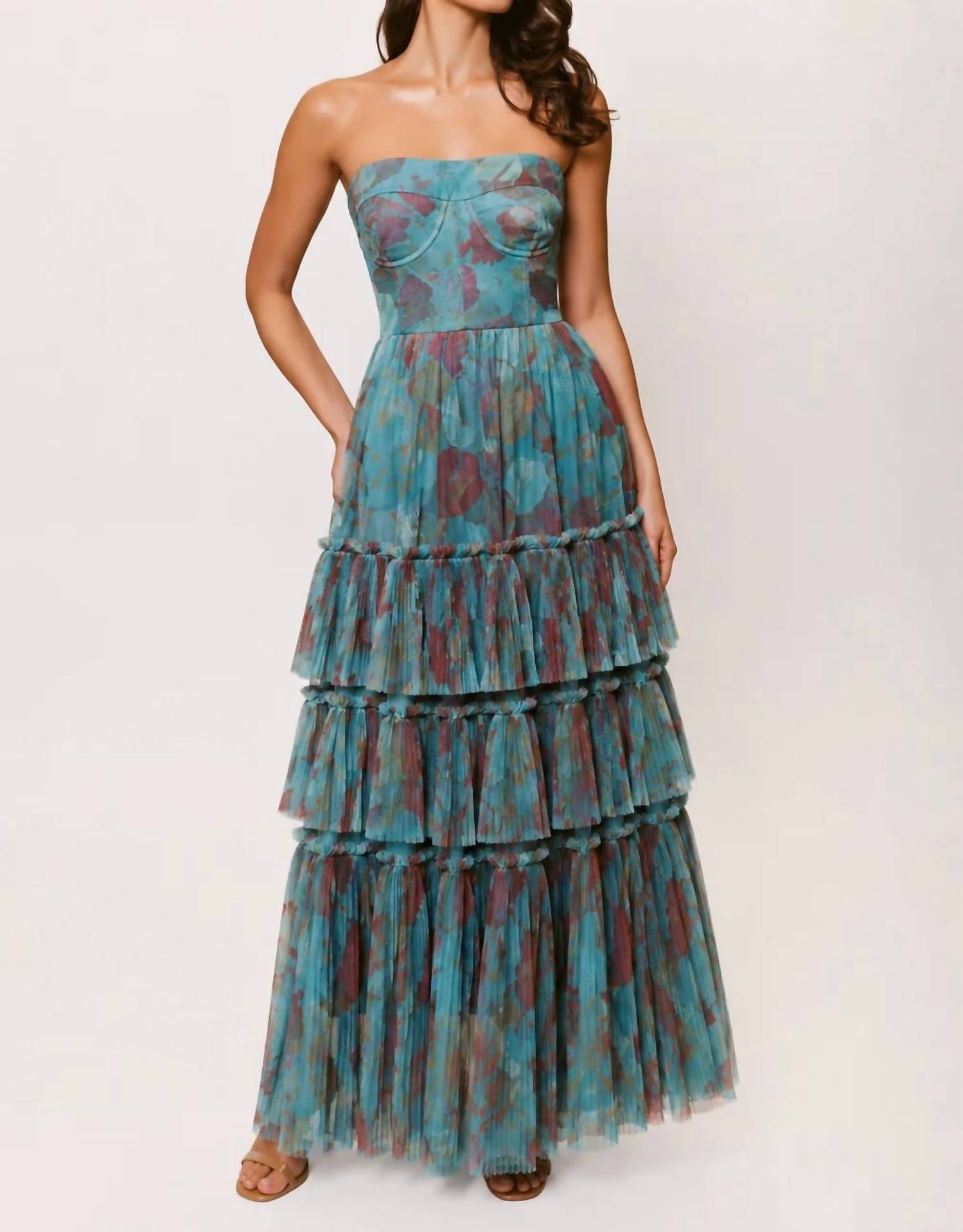 Hutch - Isabella Romantic Vining Painted Floral Gown