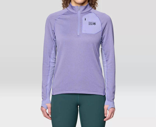 Mountain Hardwear - Up First Tech Fleece Quarter Zip Sweatshirt