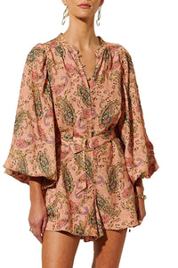 Kivari - Isha Playsuit Romper With Belt