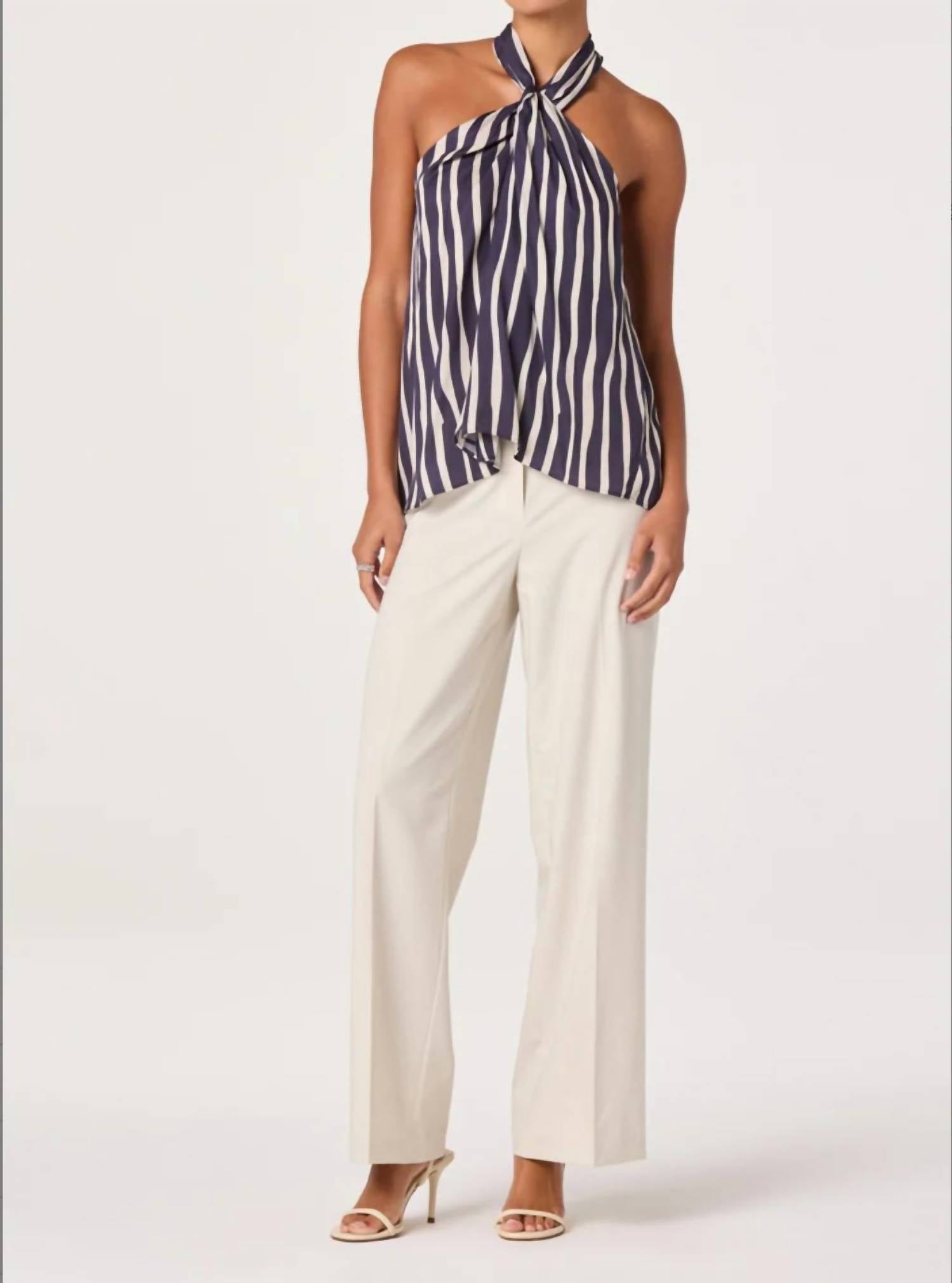 Astr - Cira Twist-front Halter Top
