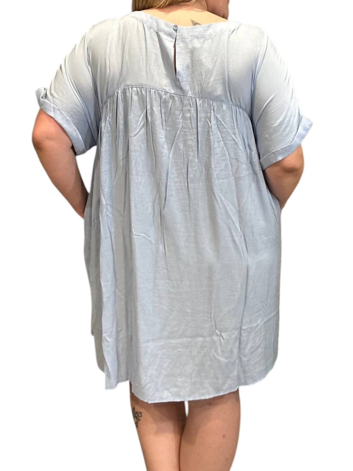 Kori - Soft Linen Babydoll Dress