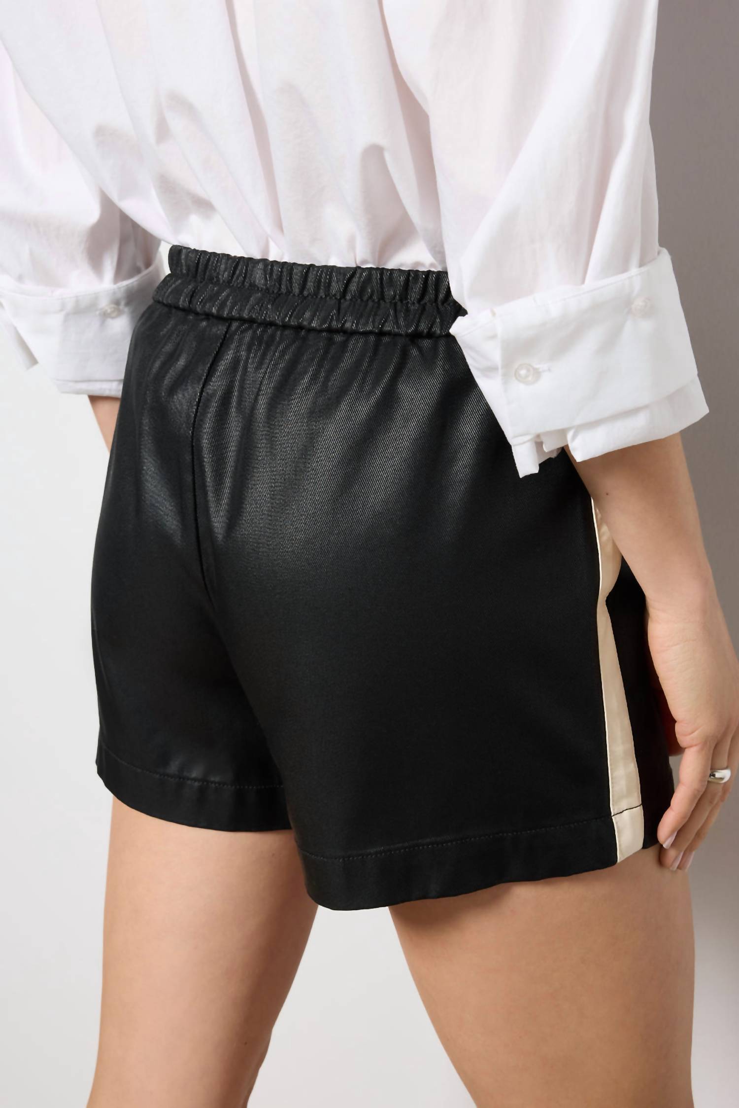 Sanctuary - Women's Coated Twill Track Short