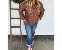 BLAKELEY The Payton Puffer Jacket in leopard - women's jacket