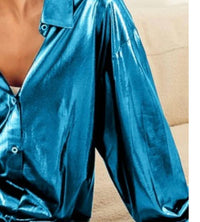 Bibi - Silky Textured Shirt Top