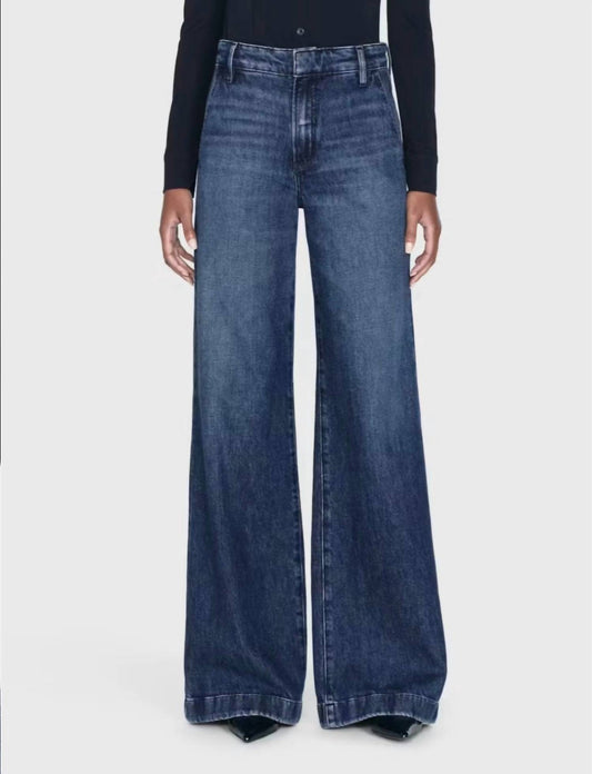 Frame - Tailored Denim Wide Leg Trouser