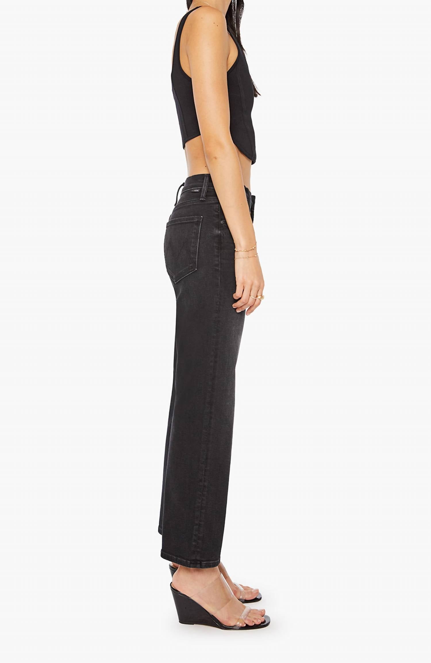 Mother - Mid Rise Rambler Zip Flood Jeans