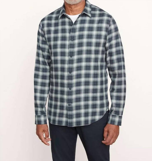 Vince - Men'S - Long Sleeve Glenoak Plaid Sports Shirt
