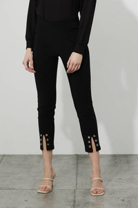 Joseph Ribkoff - Grommet Detail Crop Pant