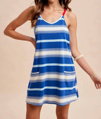 Anniewear - Multi Striped Terry Romper