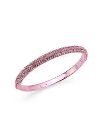 Via Saviene - Half Pave Hinged Bangle