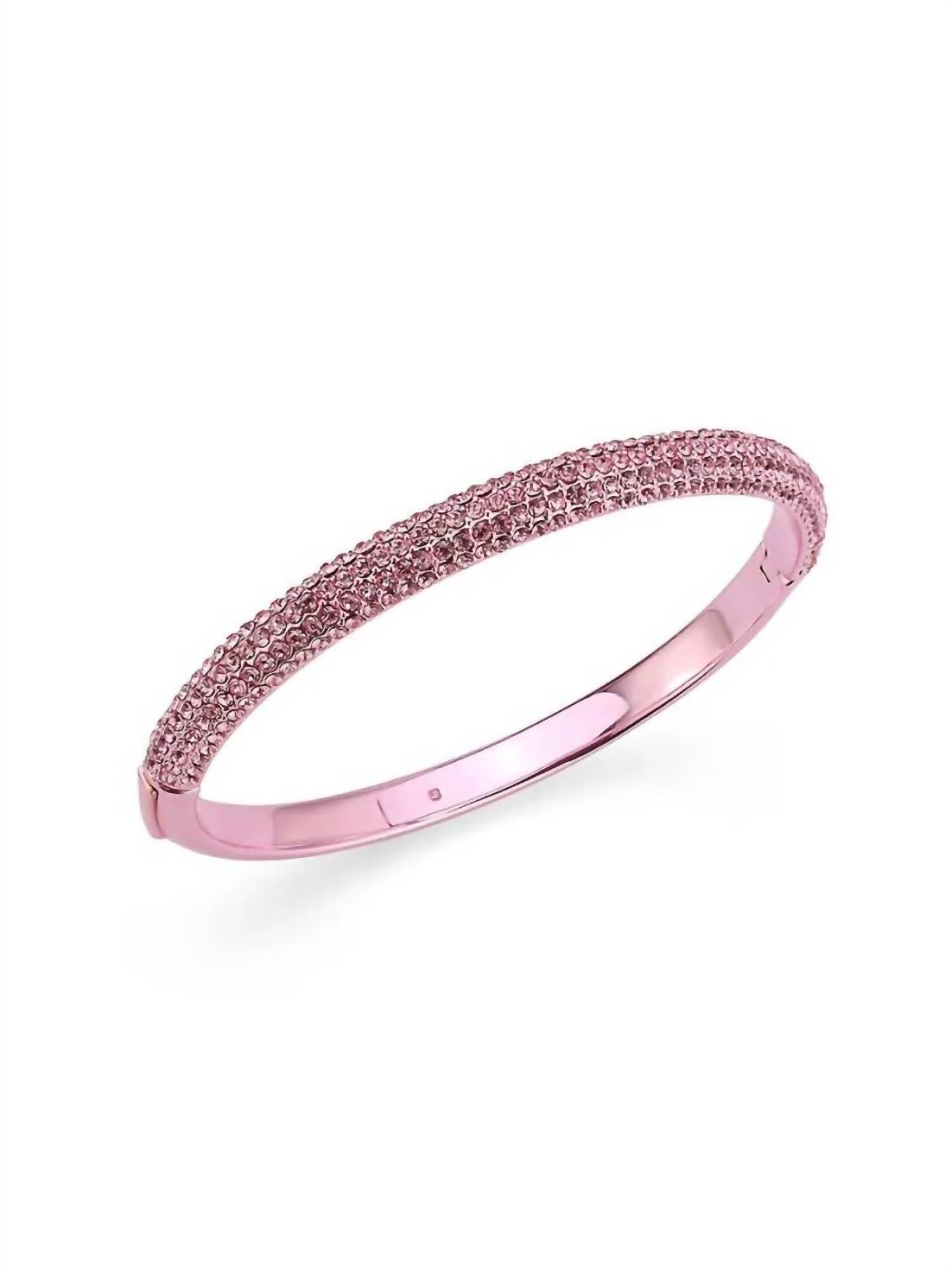 Via Saviene - Half Pave Hinged Bangle