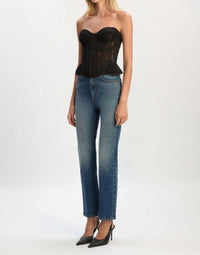 Bardot - Cristo Strapless Lace Bustier Top