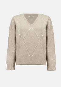 Joseph Ribkoff - Sweater Knit Pullover With Sequins