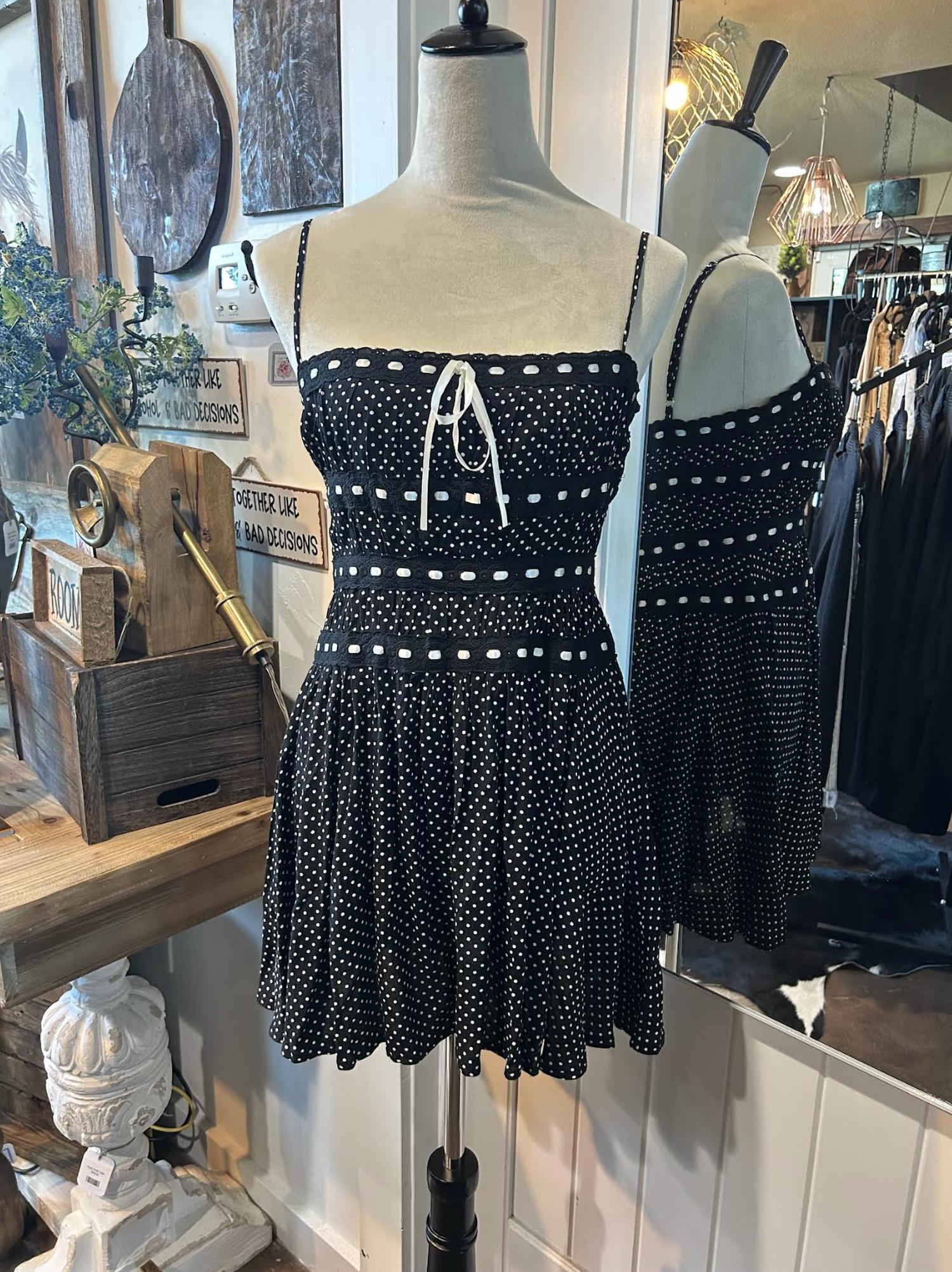 Sky To Moon - Polka Dot Mini Dress