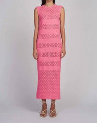 Eleven Six - Cotton Crochet Midi Dress