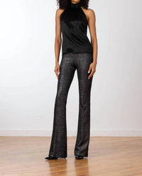 Avenue Montaigne Bellini Pant in platinum - women's pants