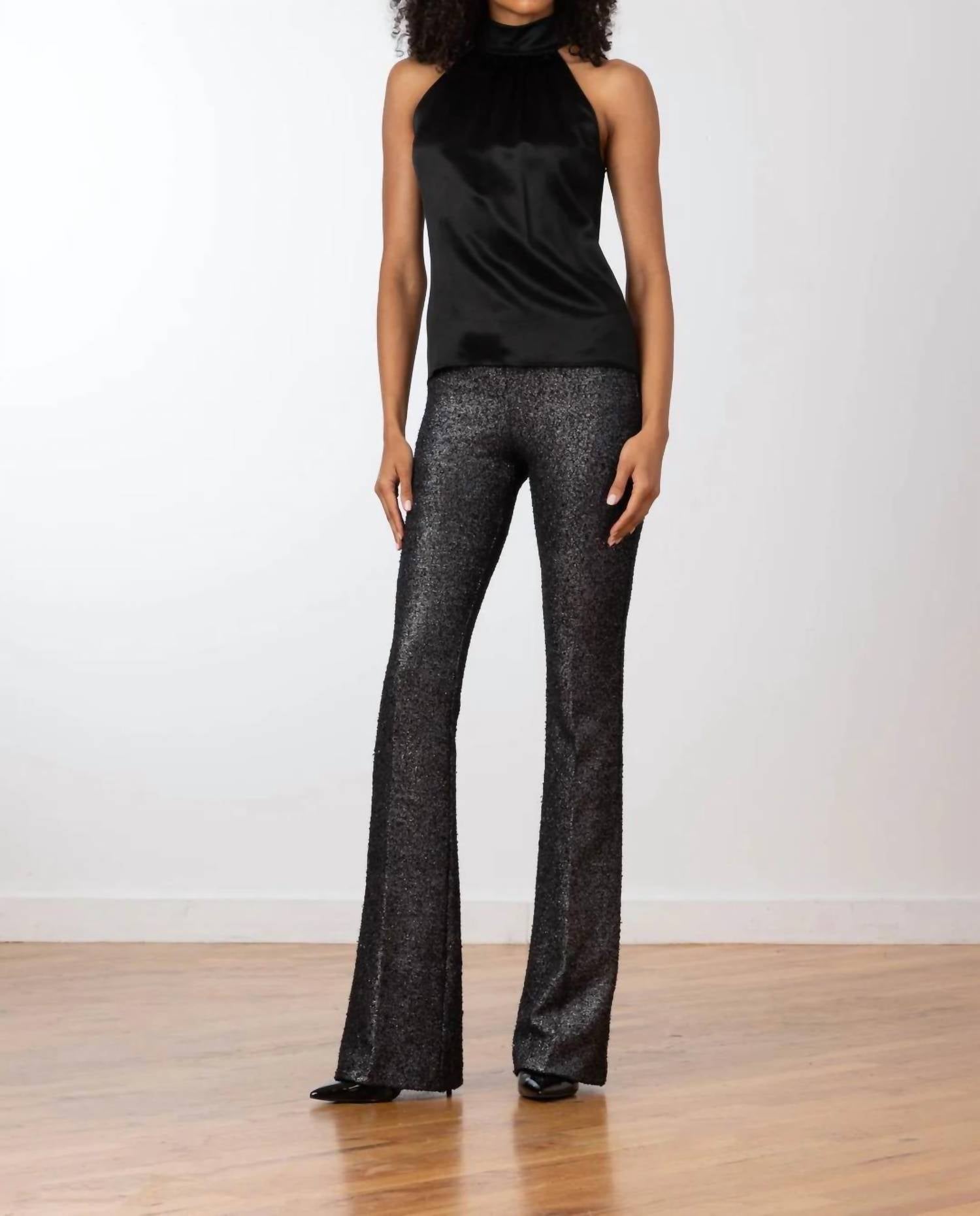 Avenue Montaigne Bellini Pant in platinum - women's pants