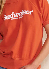 People Of Leisure - Budweiser Raglan Top