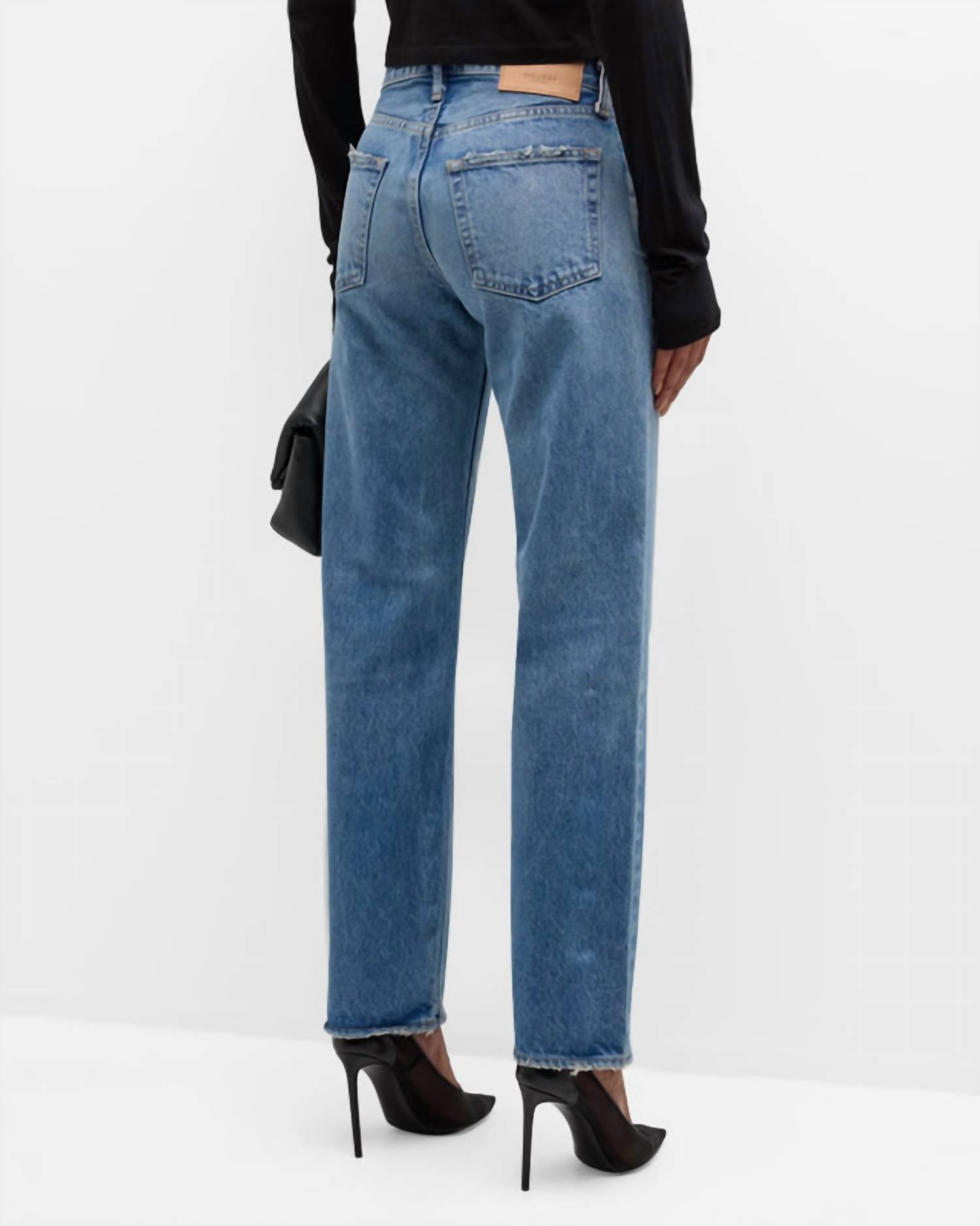 Moussy - Cheval Straight Low Rise Jean