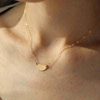 Token Jewelry - Women's Mirage Half-moon Necklace