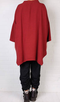 Cut Loose - Mini Check Cowl Neck Top