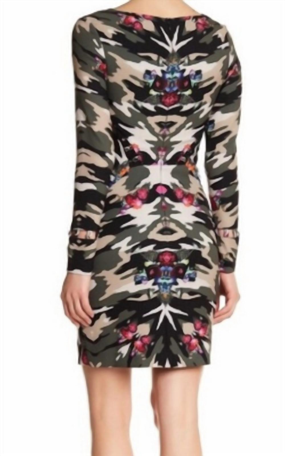 Artelier Nicole Miller Printed Dress