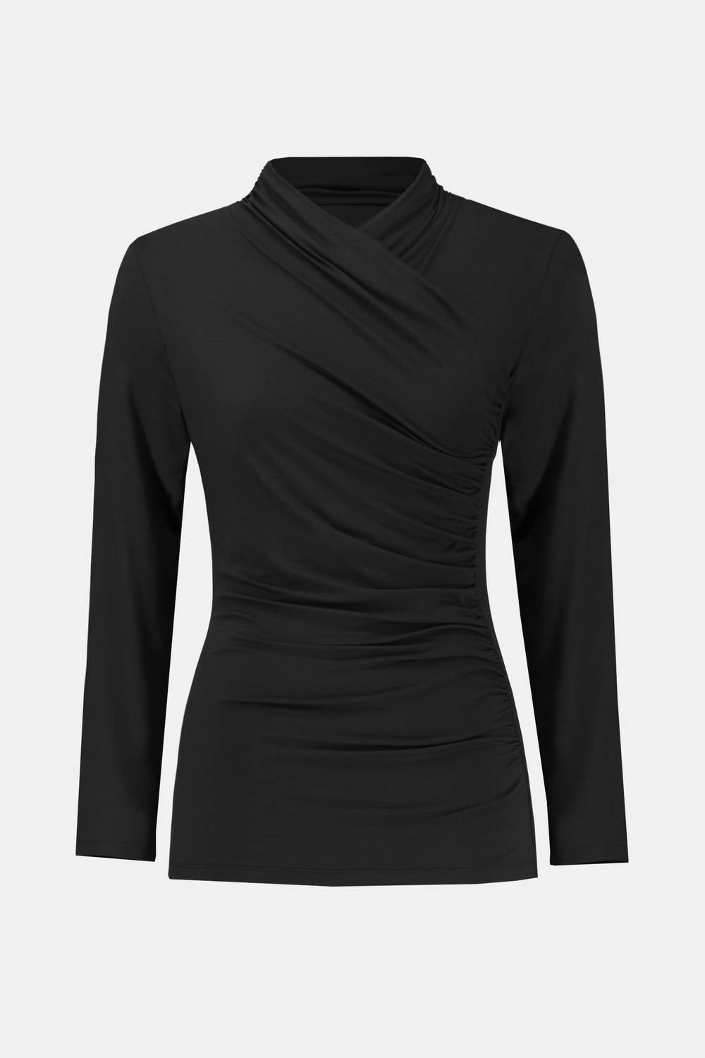 Joseph Ribkoff - COWL NECK RUCHED TOP
