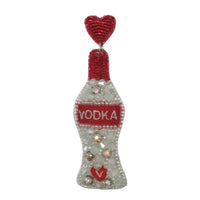 Allie Beads - Women's Heart And Vodka Earrings