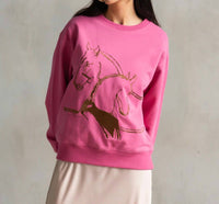 Care Tucker - 90’s Baggy Embroidered Sweatshirt
