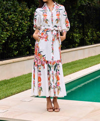 Borgo De Nor - Bianca Linen Dress
