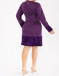 Karen T Design - Mini Dress With Sequin Details