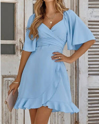 Elings - Regina Ruffle Trim Dress