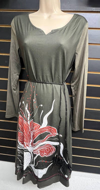 Michael K - Women's Belted Beauty Jersey Dress