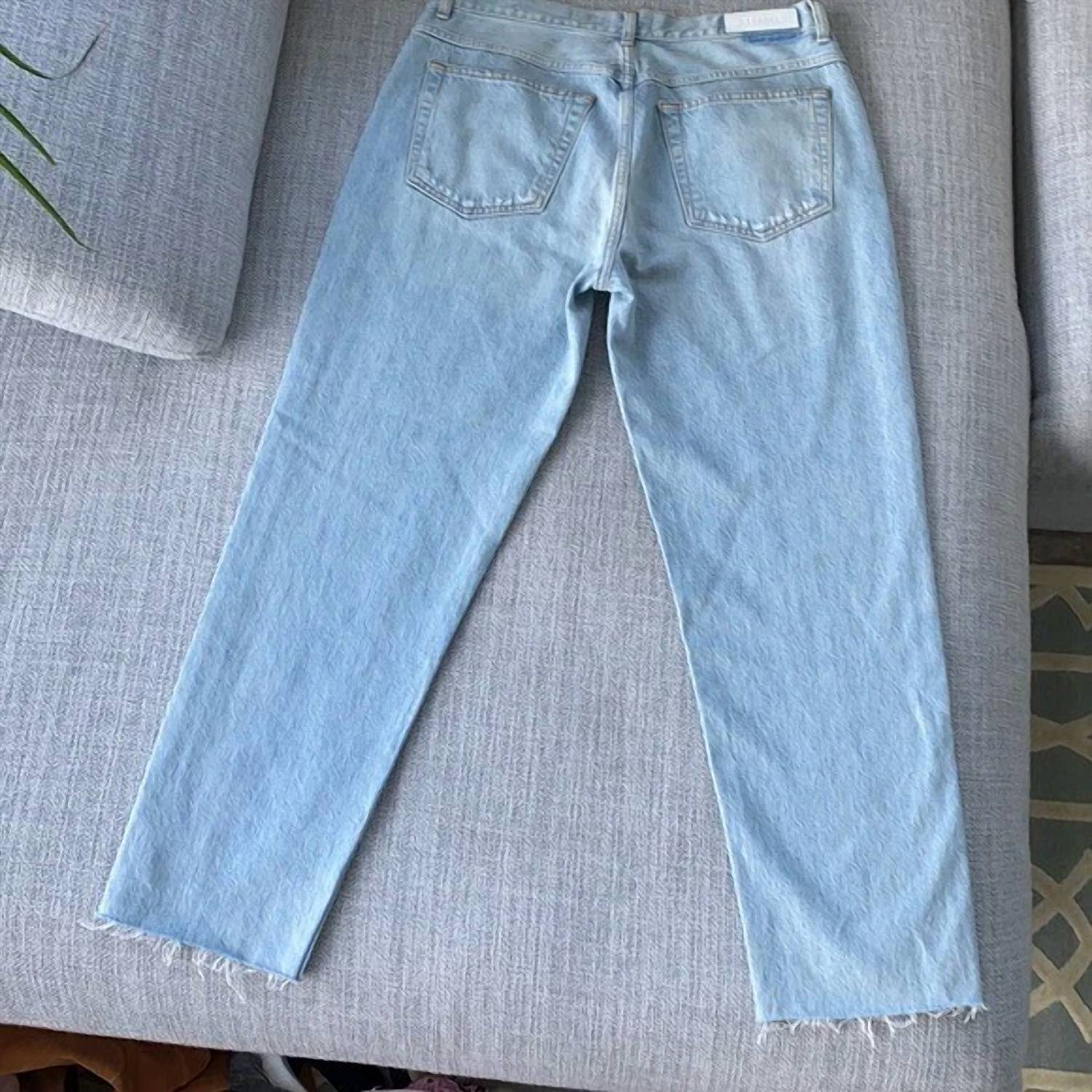 Re/Done - Women's Double Yoke 90’s Fray Crop Jeans