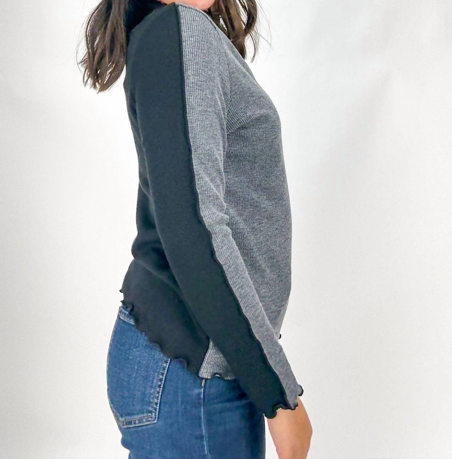 Trisha Tyler - Phoebe Two-tone Top