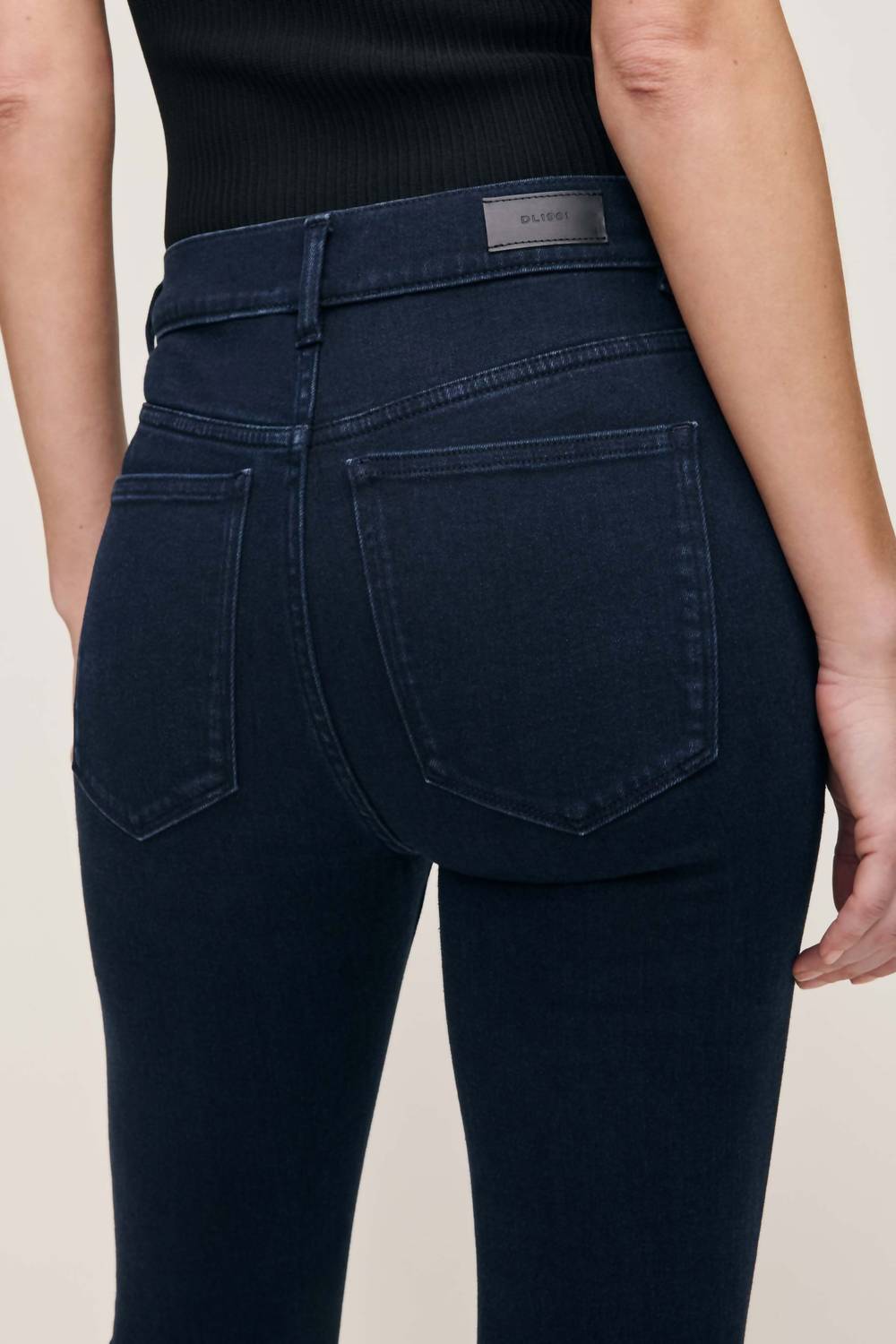 DL1961 - Women's Bridget High Rise Bootcut Jeans in flatiron - women's jeans - view 5