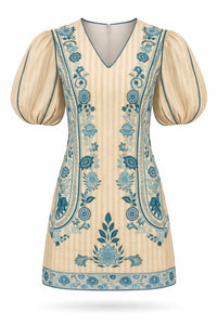 Anna Cate - Clarke Romantic Puff Sleeves Dress