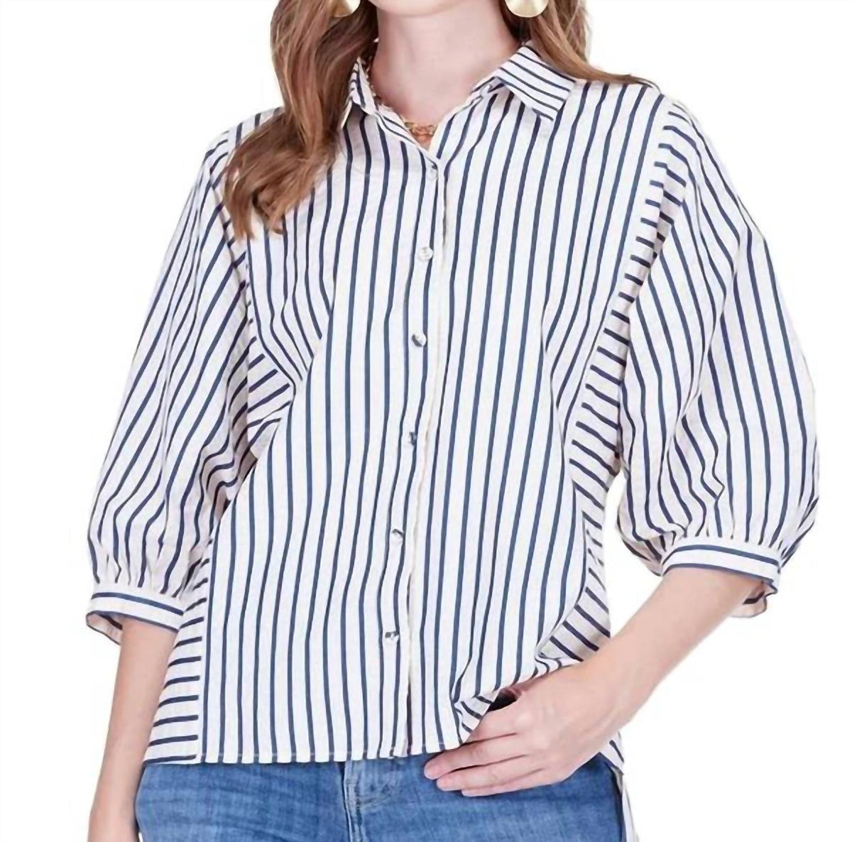 Joy Joy - Relaxed Batwing Blouse