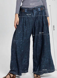 Umit Unal - Linen Wide Leg Pants