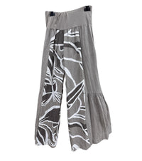 Liabella Women's Linen Cropped Pant With Pockets in taupe - women's pants